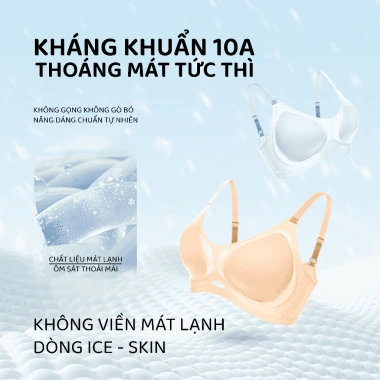 MBGB Bra Áo Lót 10A Siêu Mỏng Không Gọng, Kháng Khuẩn, Mát, Không Lộ Viền - 186.200₫