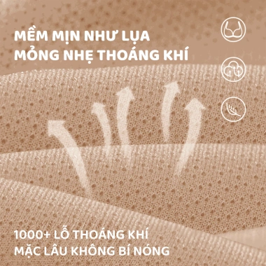 MBGB Bra Áo Lót 10A Siêu Mỏng Không Gọng, Kháng Khuẩn, Mát, Không Lộ Viền - 186.200₫