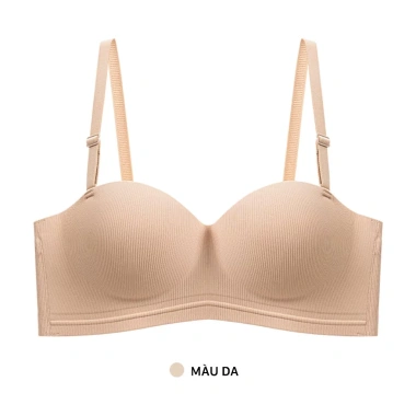 MBGB Bra Áo Lót Su Đúc Không Gọng Nâng Ngực, Tạo Khe 3 Kiểu Mặc, Áo Ngực Nâng Quả Mút Dày - Giảm giá 199.000đ