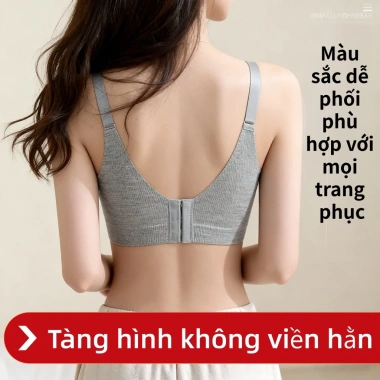 MBGB Bra Không Gọng Đúc Su Tàng Hình Mút Mỏng – Áo Lót Nâng Ngực Tạo Khe 6.808 3