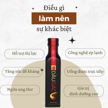 MC Dầu Gấc Ép Lạnh Gavi 120ml - Dầu ăn dặm gấc tươi, tăng đề kháng, uống trực tiếp 2