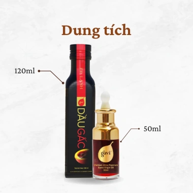 MC Dầu Gấc Ép Lạnh Gavi 120ml - Dầu ăn dặm gấc tươi, tăng đề kháng, uống trực tiếp 5
