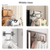 MceHKF Giá Treo Gập Lại 5 Lỗ - Thanh treo móc quần áo di động, du lịch, cắm trại 6