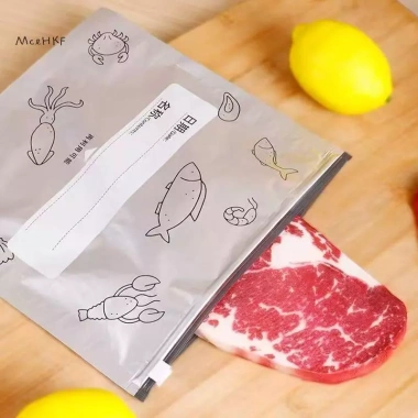 MceHKF Lá Nhôm Tươi Túi Bảo Quản Kín - Đóng Gói Bền, Dùng cho Tủ Lạnh & Đông, Giá 35.420₫ 6