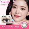 MCK1 Fresh Lady 2 chiếc kính áp tròng ngày 14.2-14.5mm Blue Gray 0-7 độ - Giá chỉ 65.000₫ 5