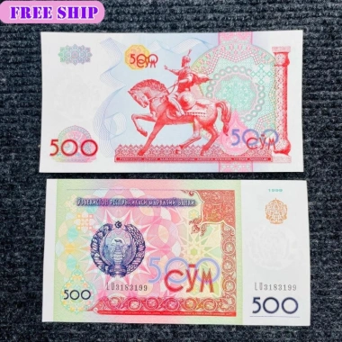 MD12CG Tiền Mã Đáo Công Uzbekistan - Kích Hoạt Tài Lộc, Màu Đỏ Phát Đạt