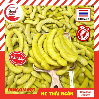 Me Ngâm Thái Lan 700g vị chua ngọt, ăn vặt tiện lợi, túi zip, tặng muối khô HH186