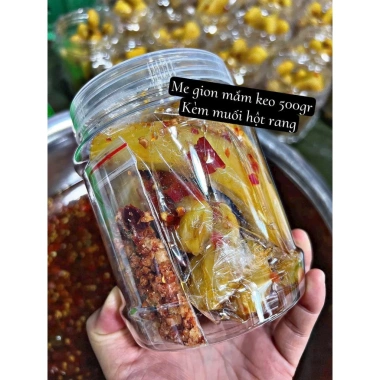 ME RIM Giòn Mắm Kẹo 500gr Chua Cay Bá Cháy - Ăn Vặt Su Xoắn Giá 95k