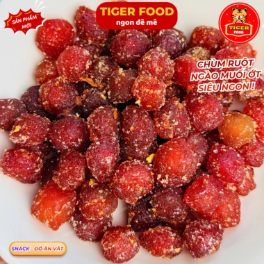 Me Rim Nguyên Trái TIGER FOOD - Mứt Me Trần Dẻo Chua Cay Ngọt Đậm Đà, Kẹo Tết