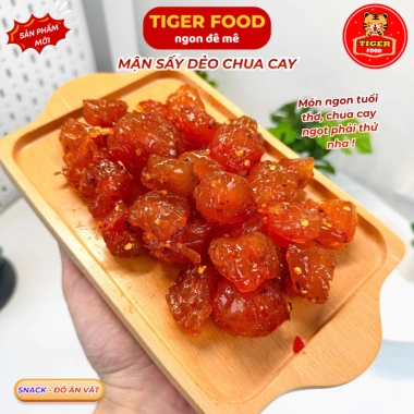 Me Rim Nguyên Trái TIGER FOOD - Mứt Me Trần Dẻo Chua Cay Ngọt Đậm Đà, Kẹo Tết
