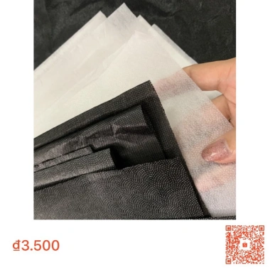 Mếch 1m cứng mềm trắng đen, canh tóc áo vets, dán cổ, dán măng sét, ký giả - Giá 9.500₫