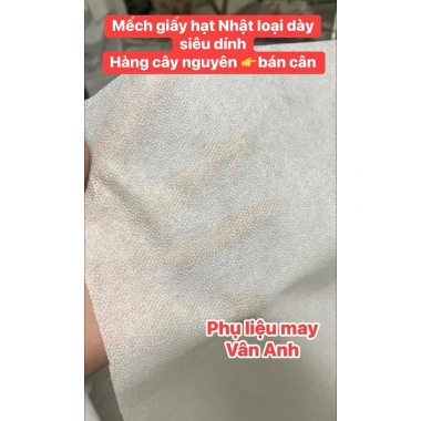 Mếch Keo Giấy Hạt Nhật 1kg Siêu Dính Phụ Liệu May Giá Ưu Đãi 55.000 VNĐ