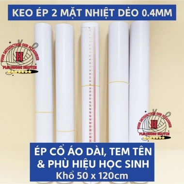 Mếch Keo Vải Ép 2 Mặt DS-2FM 1m2 - Keo Nhiệt Dán Logo, Balo, May Mặc 86.600₫ 9 Mếch Keo Vải Ép 2 Mặt DS-2FM 1m2 - Keo Nhiệt Dán Logo, Balo, May Mặc 86.600₫ 9