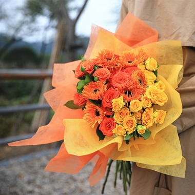 Mếch Lụa Bông Cuộn 60x10cm Dày Dặn Không Thấm Nước - Lót Bó Hoa Handmade