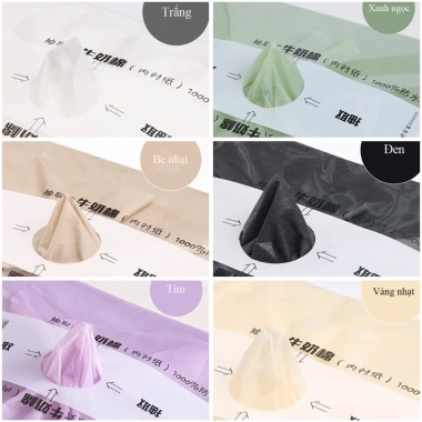 Mếch lụa hàn dạng rút gói hoa size nhỏ 30x30cm - 40 tờ, giảm còn 34.000đ