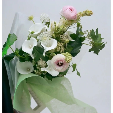 Mếch lụa hàn dạng rút gói hoa size nhỏ 30x30cm - 40 tờ, giảm còn 34.000đ