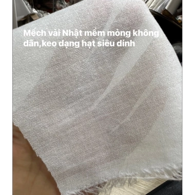 Mếch vải Nhật keo dạng hạt khổ 1,1m - Phụ liệu may Vân Anh giá ưu đãi 20.000đ
