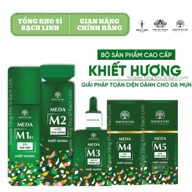 MEDA M Bộ Mụn Duyên Thị Khiết Hương - Da dầu mụn 6 sản phẩm, giảm còn 540.000₫