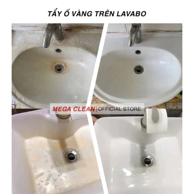 Mega Clean 500ml - Tẩy đa năng siêu sạch vết bẩn gốm sứ, inox, nhựa, quần áo, xoong nồi - Chỉ 79.000đ 4 Mega Clean 500ml - Tẩy đa năng siêu sạch vết bẩn gốm sứ, inox, nhựa, quần áo, xoong nồi - Chỉ 79.000đ 4