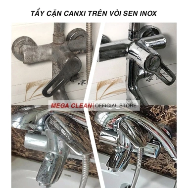 Mega Clean 500ml - Tẩy đa năng siêu sạch vết bẩn gốm sứ, inox, nhựa, quần áo, xoong nồi - Chỉ 79.000đ