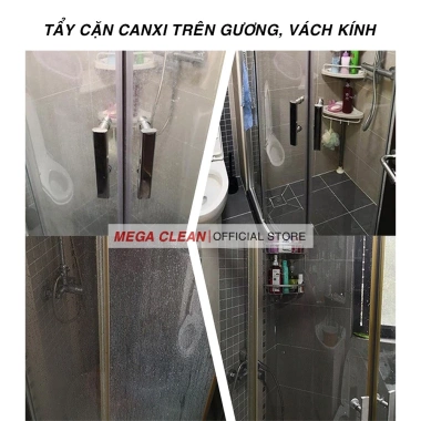Mega Clean 500ml - Tẩy đa năng siêu sạch vết bẩn gốm sứ, inox, nhựa, quần áo, xoong nồi - Chỉ 79.000đ