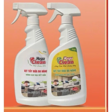 Mega Clean 500ml - Tẩy đa năng siêu sạch vết bẩn gốm sứ, inox, nhựa, quần áo, xoong nồi - Chỉ 79.000đ