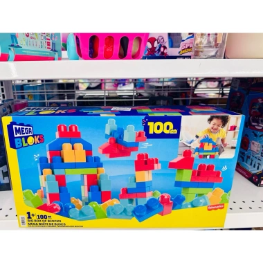 Megablocks Mới Hộp Quà Tặng 100pcs Khối Xây Dựng Màu Sắc - Giá Ưu Đãi 890.000 VNĐ