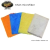 Meguiars Khăn lau ô tô microfiber 4 màu 40x40 cm KL40x40 - Thấm hút nhanh, không để lại vết, Giá 60.000 VND