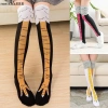 Meisha888 Tất Nữ Chân Gà Hoạt Hình Đầu Gối Dài Cotton 3D In Đùi Chất Cao Cấp 2