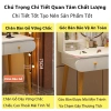 MEKONG Bàn trang điểm đa năng gương LED cảm ứng tùy chọn + ghế bướm thời trang 5