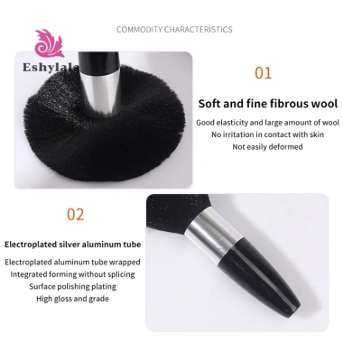 Mềm Cổ Mặt Duster Cutg Bàn Chải Làm Sạch Tóc Râu Đen cho Thợ Cắt Salon Trang Điểm Mới 46.530 VND 4 Mềm Cổ Mặt Duster Cutg Bàn Chải Làm Sạch Tóc Râu Đen cho Thợ Cắt Salon Trang Điểm Mới 46.530 VND 4
