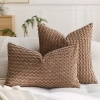 Mềm Corduroy Ném Gối Vải Sọc Đệm Sofa 70.736 VND Giảm Giá Phòng Khách - Giường 4