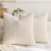 Mềm Corduroy Ném Gối Vải Sọc Đệm Sofa 70.736 VND Giảm Giá Phòng Khách - Giường 6