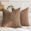 Mềm Corduroy Ném Gối Vải Sọc Đệm Sofa 70.736 VND Giảm Giá Phòng Khách - Giường 9