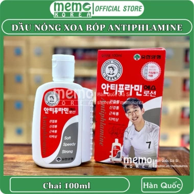 MEMOKorea Dầu Nóng Xoa Bóp AntiphLamine Hàn Quốc Chính Hãng 100ml - Giảm Giá 109k