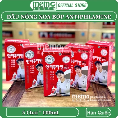 MEMOKorea Dầu Nóng Xoa Bóp AntiphLamine Hàn Quốc Chính Hãng 100ml - Giảm Giá 109k