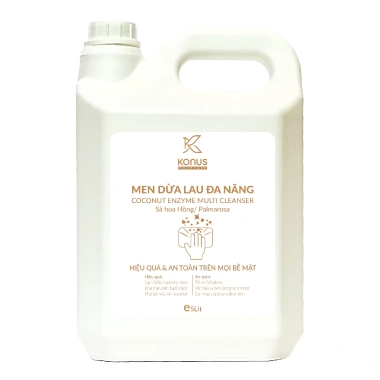 Men Dừa Lau Đa Năng Konus Homecare Nước Dừa Sạch Bề Mặt, An toàn da, 102.830₫ 8