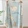 Mền Lông Cừu Nhỏ Gọn 1x1.5m Nhập Khẩu - Ấm Áp, Siêu Mềm, Dùng Cho Bé, Văn Phòng, Sofa & Du Lịch - Giảm Giá Sốc 198k 7