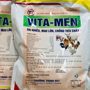 Men tiêu hoá Vita Men 1kg - Trộn thức ăn, tăng hấp thu, khô phân, tiêu hoá tốt, giá ưu đãi 50.160 VND 6