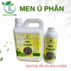 Men Ủ Phân EM ủ nhanh phân hữu cơ vi sinh cho cá, đậu nành, chuối, rác nhà bếp - Chai 1 L / Thùng 5 L