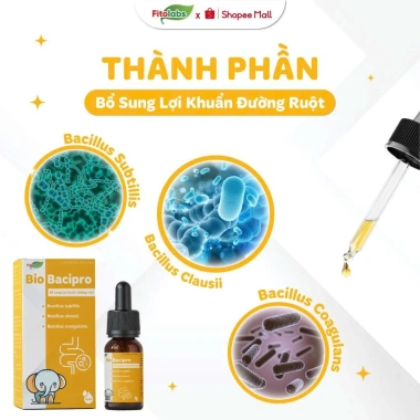 Men vi sinh Bio Bacipro Fitolabs 10ml - Bổ sung lợi khuẩn, tăng miễn dịch, giảm rối loạn tiêu hoá - 129.000 VND 6