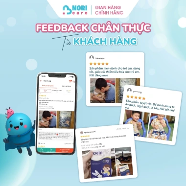 Men vi sinh Norita cho trẻ ăn ngon, giảm táo bón, cân bằng tiêu hoá - Hộp 15 ống 540k