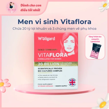 Men Vi Sinh Phụ Khoa Vitaflora 20 Tỷ Lợi Khuẩn Nhập Khẩu Anh Quốc - Giảm Giá 529k Men Vi Sinh Phụ Khoa Vitaflora 20 Tỷ Lợi Khuẩn Nhập Khẩu Anh Quốc - Giảm Giá 529k
