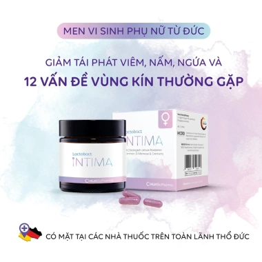 Men vi sinh phụ nữ Lactobact Intima 60 viên nhập khẩu Đức - bổ sung lợi khuẩn, D-Mannose hỗ trợ sức khỏe tiết niệu 4 Men vi sinh phụ nữ Lactobact Intima 60 viên nhập khẩu Đức - bổ sung lợi khuẩn, D-Mannose hỗ trợ sức khỏe tiết niệu 4