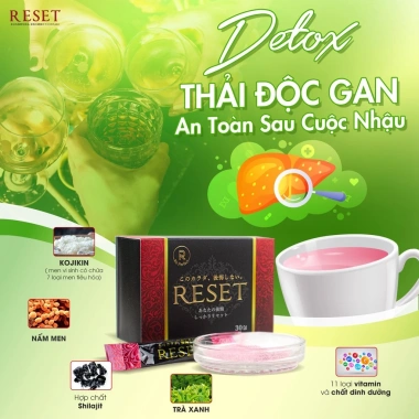 Men vi sinh RESET giảm cân thải độc Fujicosmetics – Thanh lọc cơ thể, giảm 15% chỉ 1.590.000₫