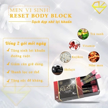Men vi sinh RESET giảm cân thải độc Fujicosmetics – Thanh lọc cơ thể, giảm 15% chỉ 1.590.000₫
