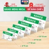 Menu Mica Chữ L Trong Suốt - Bảng Tên, Kệ Nhãn Giá Mini Đặt Bàn, Giá 3.800 dong 5