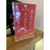 Menu mica sẵn A4-A5 đế gỗ tự nhiên - Giá ưu đãi 45.000 cho nhà hàng, doanh nghiệp 3