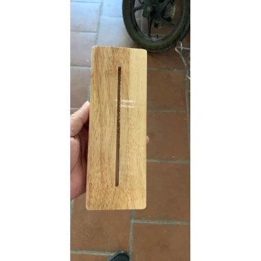 Menu mica sẵn A4-A5 đế gỗ tự nhiên - Giá ưu đãi 45.000 cho nhà hàng, doanh nghiệp 5