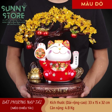 Mèo chiêu tài SUNY - Tượng phong thủy tài lộc, quà tặng ý nghĩa, giá 1.050.000 VND